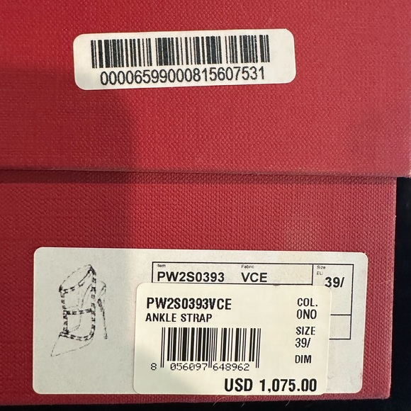 Valentino Rockstud Leather Caged Pumps - Picture 5 of 6